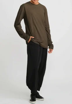 Rundholz Dip Drop Crotch Jogger Pant In Black