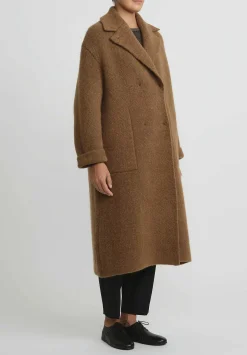 Boboutic Felted Knit Double Breasted Coat
