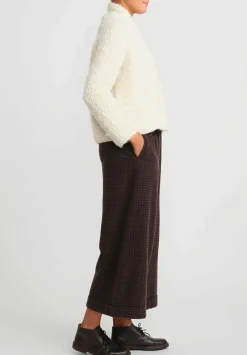 Daniela Gregis Hand Knit Cashmere Collo Legaccio Scialle Jacket In Raw Natural