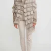 Lauren Manoogian Handwoven Carton Scarf In Granite Taupe