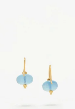 Prounis 22K, Aquamarine Baby Linea Earrings