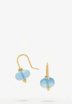 Prounis 22K, Aquamarine Baby Linea Earrings