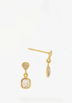 Pippa Small 18K Cupid'S Arrow Drop Top Stud Diamond Earrings