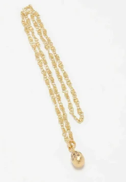 Tovi Farber 18K, Delicate Link & Champagne Diamond Necklace