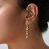 Tovi Farber 18K, Diamond Long Drop Earrings