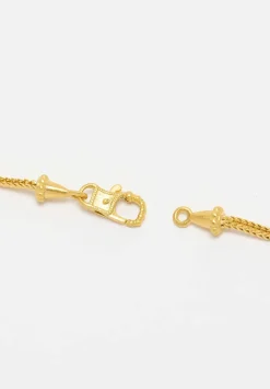 Prounis 22K, Duo Loop-In-Loop Chain With Fibula Clasp, 16 Inches