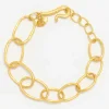 Lika Behar 24K, Graduated Oval Link Bracelet