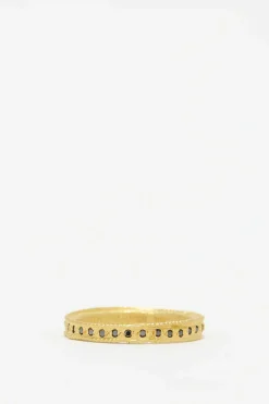 Tovi Farber 18K, Half Point Black Diamond Ring