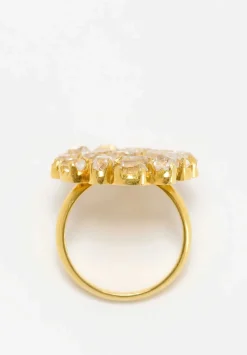 Pippa Small 18K, Herkimer Diamond Invisible Set Ring