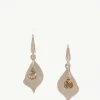 Annie Fensterstock 22K, 18K, Grey Diamond Earrings