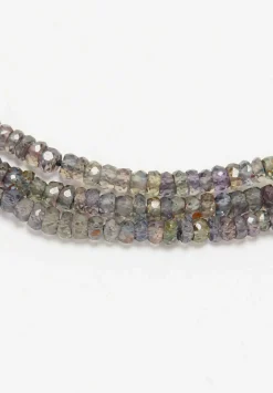 Denise Betesh 18K, 22K, Grey Sapphire 3-Strand Bracelet