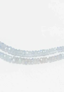 Denise Betesh 18K, 22K, Light Blue Sapphire Double Strand Necklace