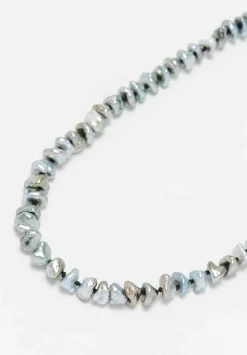Denise Betesh 22K, 20K, Natural Tahitian Keshi Pearl Necklace