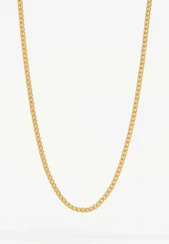 Prounis 18K, 22K, Solo Loop-In-Loop Chain With Diamond S Clasp