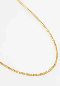 Prounis 18K, 22K, Solo Loop-In-Loop Chain With Diamond S Clasp