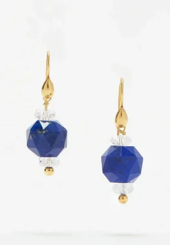 Greig Porter 18K, Lapis Lazuli And Herkimer Diamond Earrings