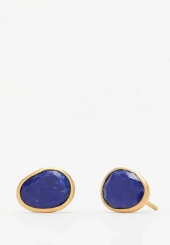 Pippa Small 18K, Lapis Stud Earrings