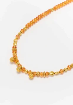 Greig Porter 18K, Mandarin Garnet And Gold Necklace