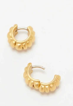 Prounis 22K, Melon Huga Hoop Earrings