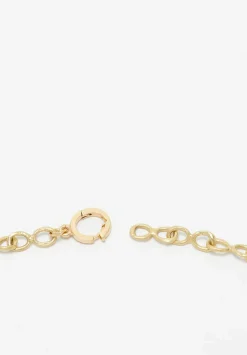 Tovi Farber 18K, Oval Link Necklace With Diamond Pendant