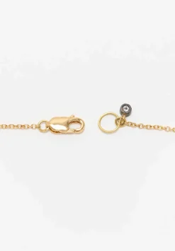 TAP by Todd Pownell 18K, Oxidized Silver, Inverted Diamond Pendant Necklace