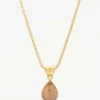 Prounis 22K, Peach Tourmaline Pendant