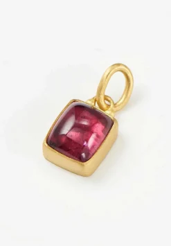 Stephanie Albertson 22K, Pink Tourmaline Pendant