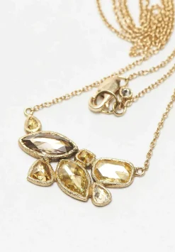 TAP by Todd Pownell 18K, Rose Cut Diamond And Gold Necklace