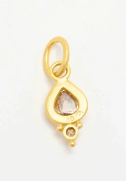 Denise Betesh 22K, Rose Cut Diamond Pendant