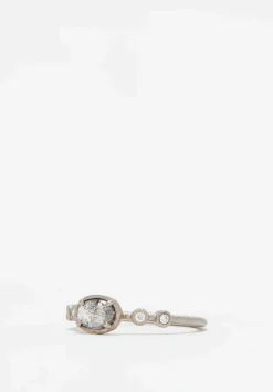 Yasuko Azuma 18K, Salt & Pepper Diamond Ring Ll