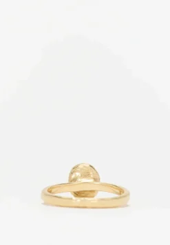 Ellis Mhairi Cameron 14K, Salt & Pepper Oval Diamond Ring