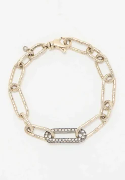 TAP by Todd Pownell 18K, White Gold Pave Diamond Link Bracelet
