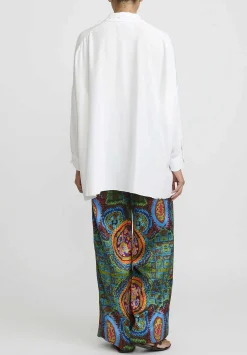 Rianna + Nina Kipos Melina Pants In Dasos, Green & Blue