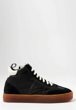 Officine Creative Kombined Oliver Sneaker In Black & White