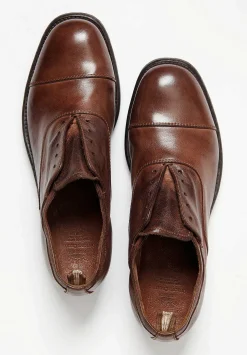 Officine Creative Leather Calixte Ignis T. Shoes In Cigar Brown