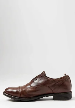Officine Creative Leather Calixte Ignis T. Shoes In Cigar Brown