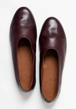 Marsèll Leather Coltellaccio Ballerina Flat In Cioccovino Brown