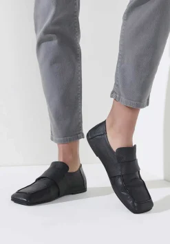 Marsèll Leather Spatolona Square Toe Loafer In Black