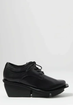 Trippen Leather Steady Shoe In Black