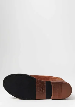 Marsèll Leather Zucca Zepa Ankle Boots In Basalto Brown