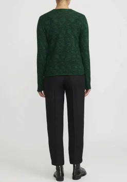 Lainey Keogh Lightweight Cardigan In Emerald Green