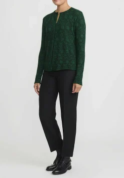 Lainey Keogh Lightweight Cardigan In Emerald Green
