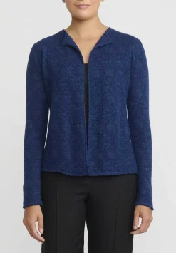 Lainey Keogh Lightweight Cardigan In Sapphire & Navy Blue