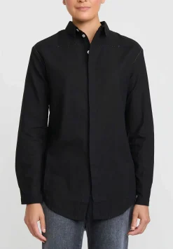 Umit Unal Lightweight Cotton Shirt In Black