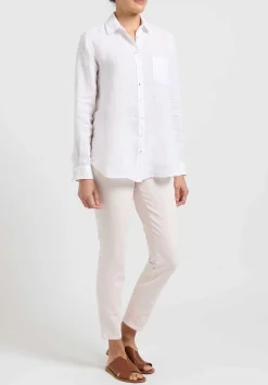 Antonelli Linen ''Bombay'' Shirt In White