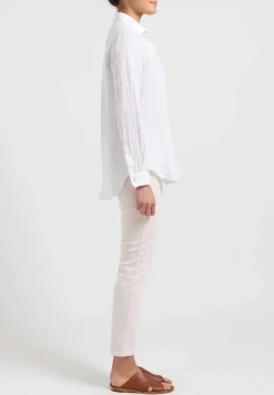 Antonelli Linen ''Bombay'' Shirt In White