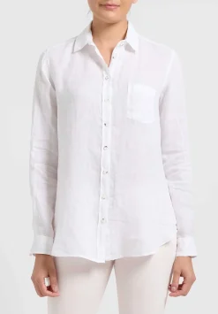 Antonelli Linen ''Bombay'' Shirt In White