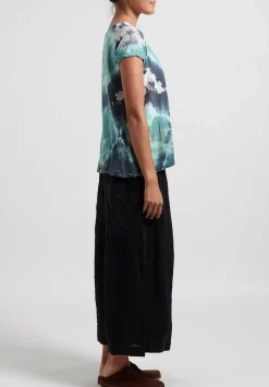 Gilda Midani Linen Egg Pants In Black