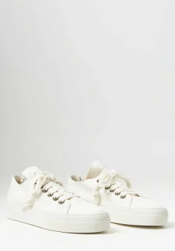 Uma Wang Linen Sneakers In Off White