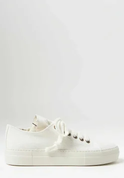 Uma Wang Linen Sneakers In Off White